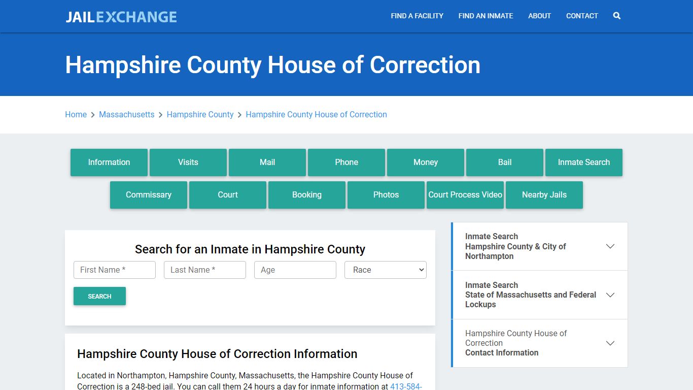 Hampshire County House of Correction - Jail Exchange